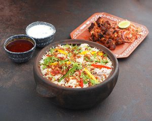 Boneless Chicken Kebab+ Live Kunda Dum Pulao Chicken