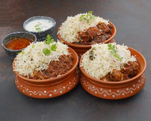  Kheema Pulao + Boneless Chicken Pulao + Prawns Pulao